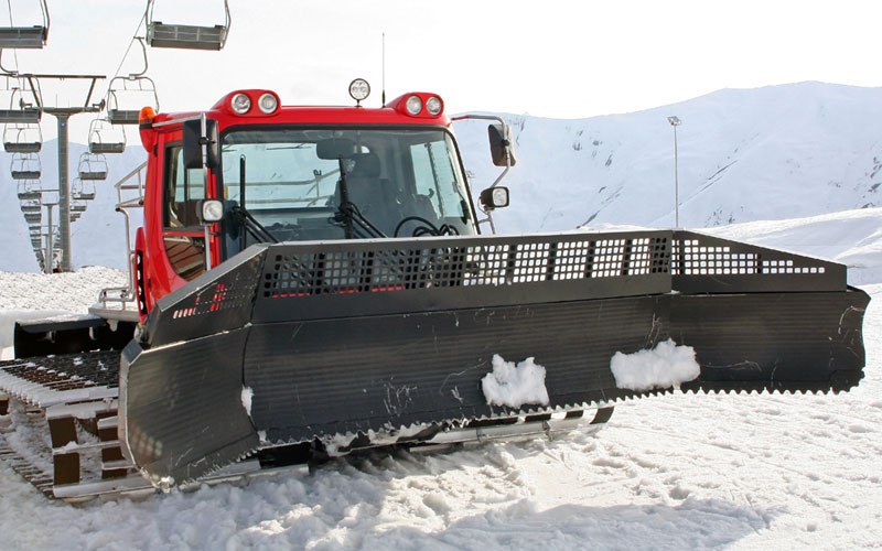 The tracks are well-equipped and prepared by snow groomers