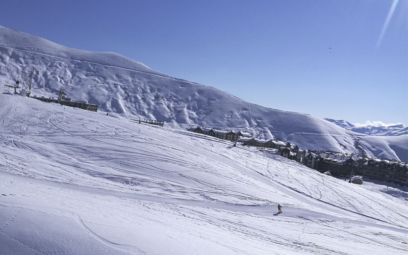 You have an opportunity to ski and experience untouched snowy slopes